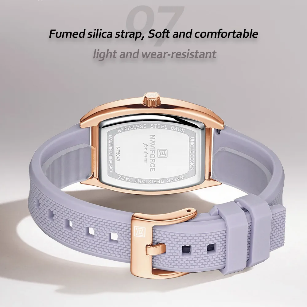 Naviforce 5049 - Rose Gold Purple For Women
