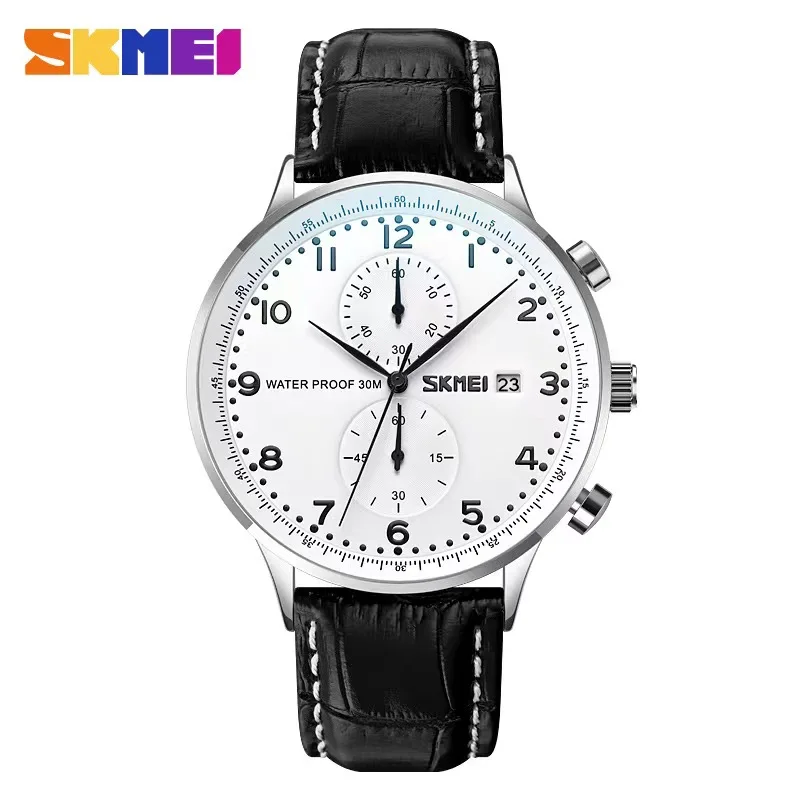 Skmei 9301 L For Men- Black White