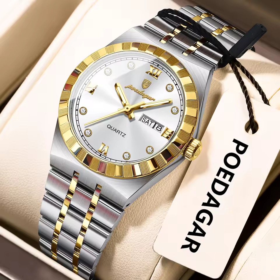 Poedagar 794 For Women - Silver Gold White