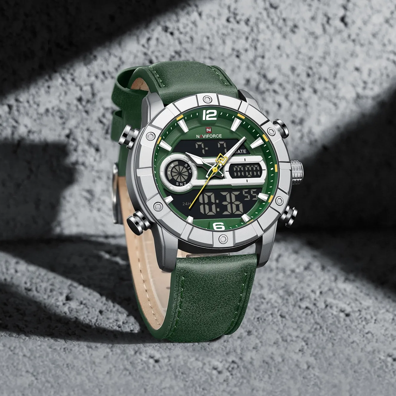 Naviforce 9263 For Men- Green