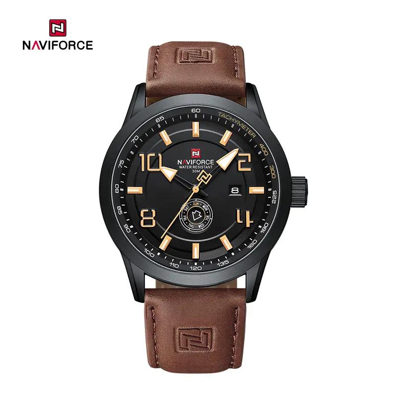 Naviforce 9229 For Men- Dark Brown