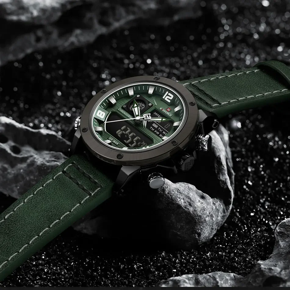 Naviforce 9236 For Men- Green