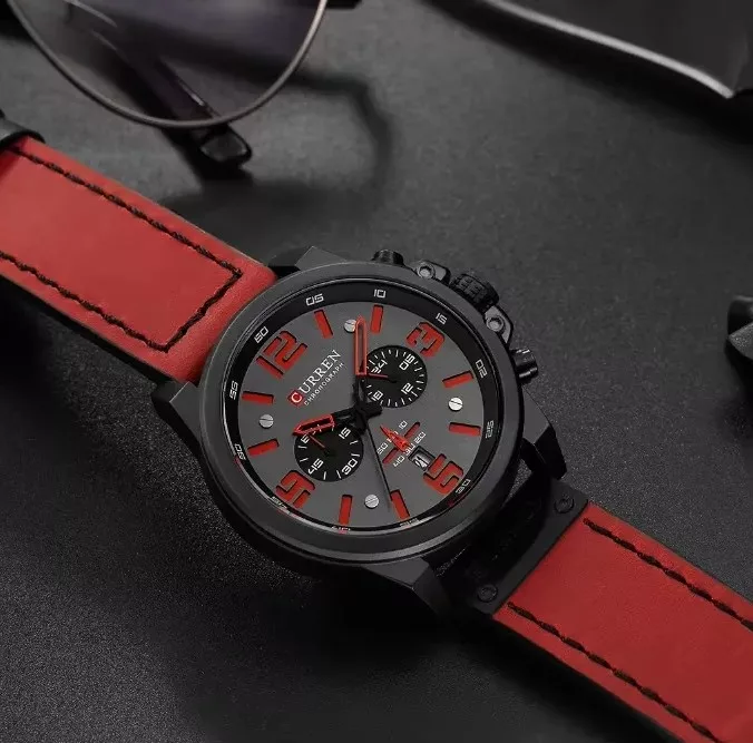 Curren 8314 For Men- Red