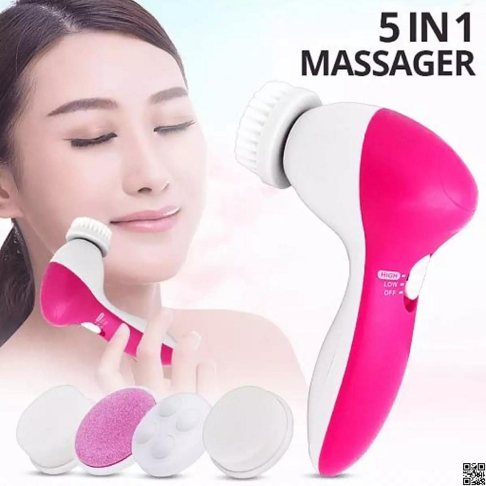 Plastic 5 In 1 Beauty Massager