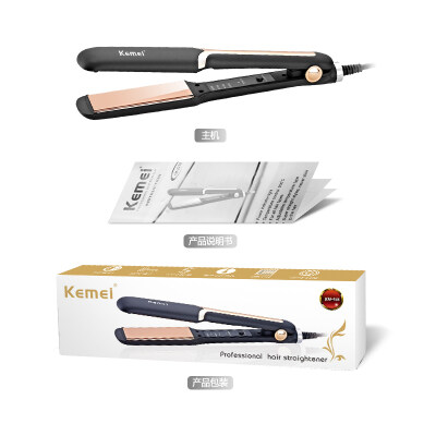 Kemei Km-458 Hair Electric LCD Straightening Iron