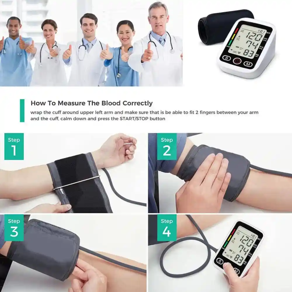 Electronic Blood Pressure Monitor with Voice Function