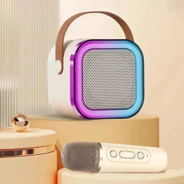 K12 RGB Karaoke Bluetooth Speaker with Two Microphone