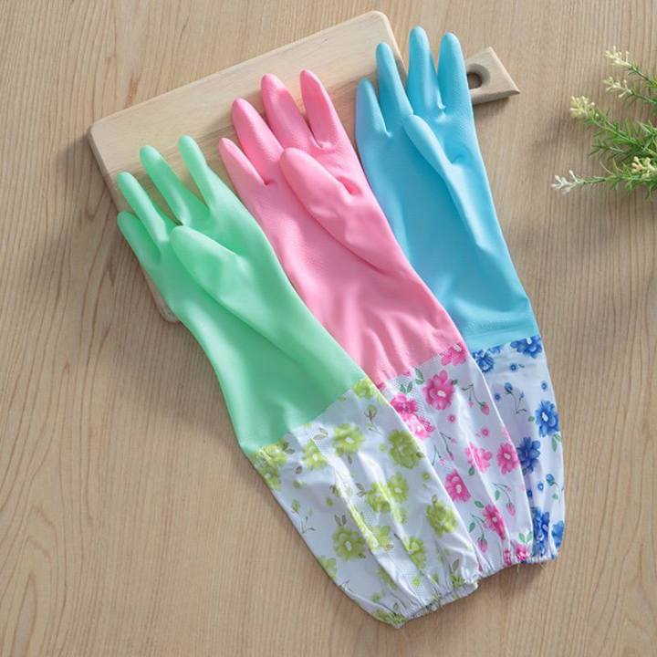 Long Sleeve Waterproof Dishwashing & Household Hand Gloves